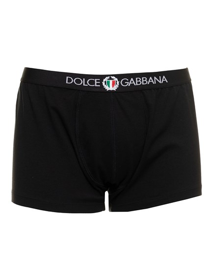 Uomo Abbigliamento da Intimo da Boxer Boxer regular in cotone con logo dolce & gabbana uomoDolce & Gabbana in Cotone da Uomo colore Nero 