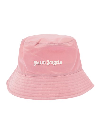 palm angels pink bucket hat