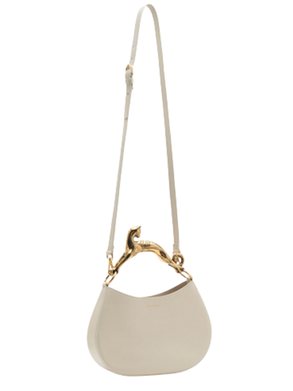 Borsa a Mano in Pelle Bianca Hobo Cat Lanvin Donna Bianco disponibile su  Gaudenzi Boutique - IT