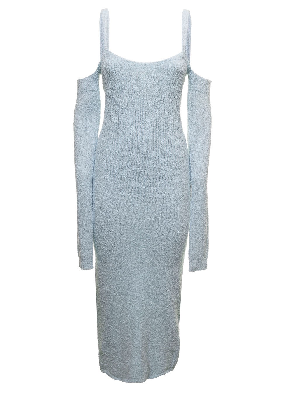 Helene Cotton and Cashmere Light Blue Dress Rotate Woman ROTATE Price ...