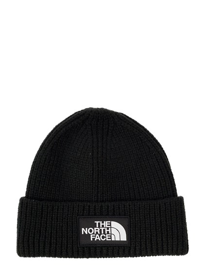 TNF LOGO BOX CUFFED BEANIE TNF BLACK 