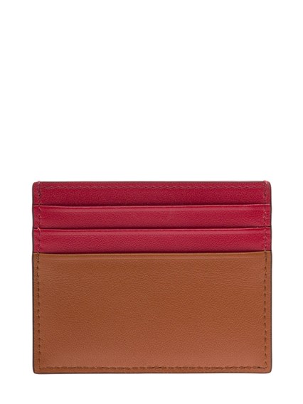 valentino card holder red