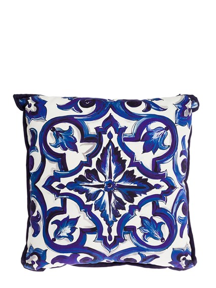 Dolce & Gabbana x DJ Khaled Flamingo Throw Pillow - Blue Bedding