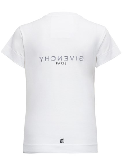 White Cotton T-Shirt with Logo Print Woman Givenchy GIVENCHY Price |  Gaudenzi Boutique