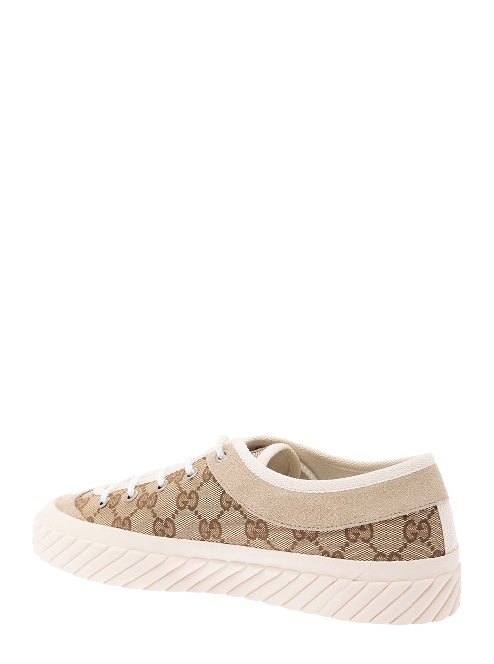 SNEAKERS FABRIC Beige available on Gaudenzi Boutique - US