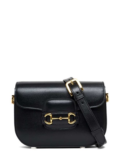 Gucci Woman's Horsebit 1955 Black Leather Crossbody Bag GUCCI Price |  Gaudenzi Boutique