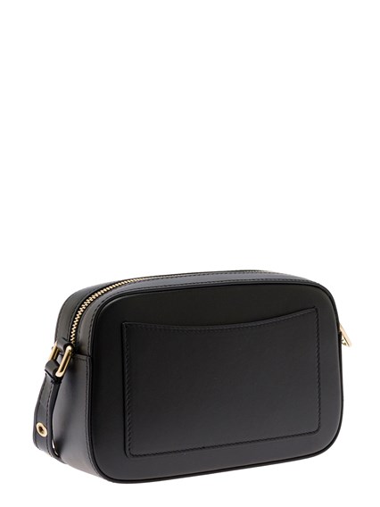 Dolce & Gabbana Woman's Black Leather Crossbody Bag with Metal Logo DOLCE E  GABBANA Price | Gaudenzi Boutique