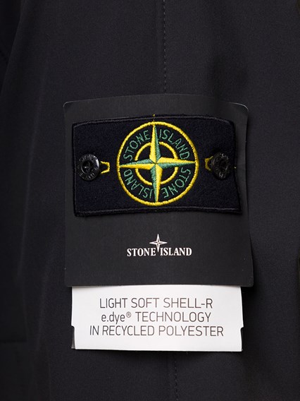 liberaal globaal vriendschap Black Hooded Zip Up Jacket in Stretch Polyester Man Stone Island STONE  ISLAND Price | Gaudenzi Boutique
