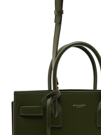 Sac De Jour Mini' Mini Green Handbag In Leather Woman Saint Laurent Price |  Gaudenzi Boutique