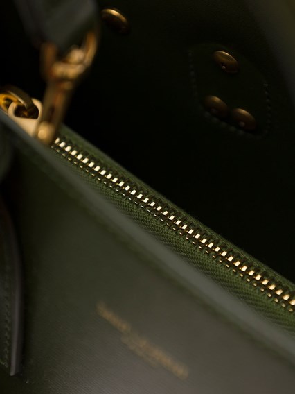 Sac De Jour Mini' Mini Green Handbag In Leather Woman Saint Laurent Price |  Gaudenzi Boutique