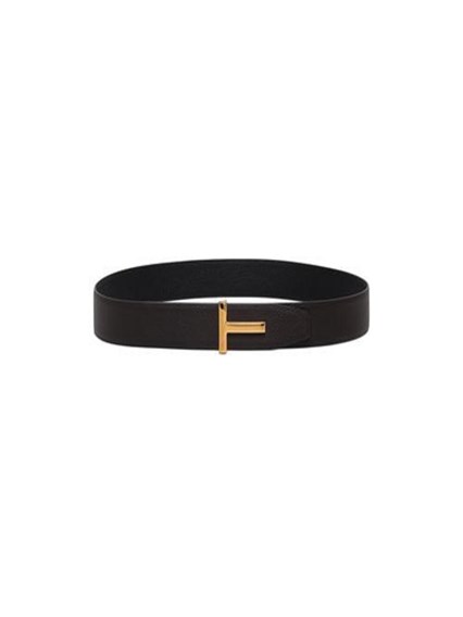 Tom Ford Man's Reversible Brown and Black Leather T Belt Brown available on  Gaudenzi Boutique - US