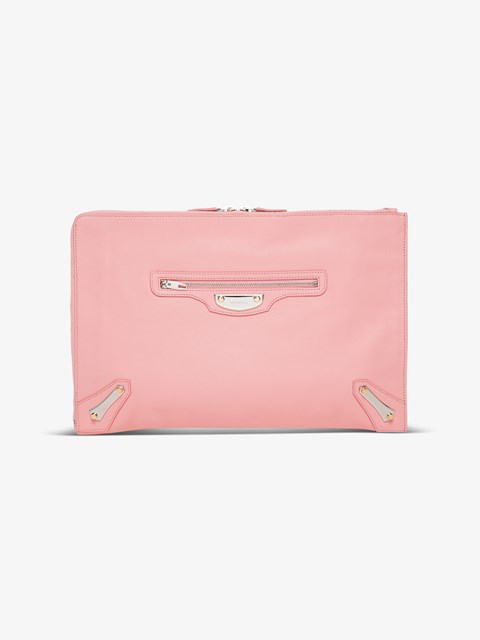 Gøre mit bedste film amatør Plate Handbag in Pink Leather BALENCIAGA Price | Gaudenzi Boutique