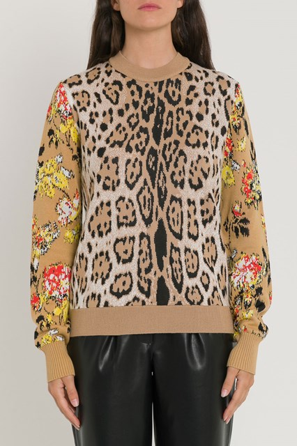 maglione leopardato