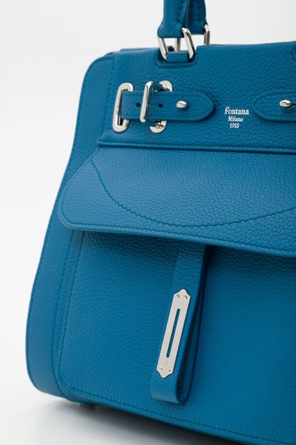 Borsa A Mano A Lady Azzurro Disponibile Su Gaudenziboutique Com It