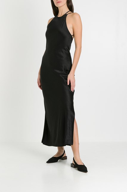 nanushka black dress