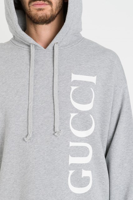 gucci hoodie gray