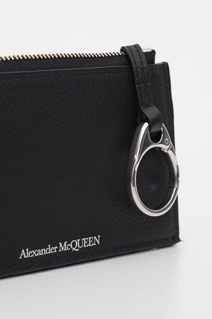 alexander mcqueen zip wallet