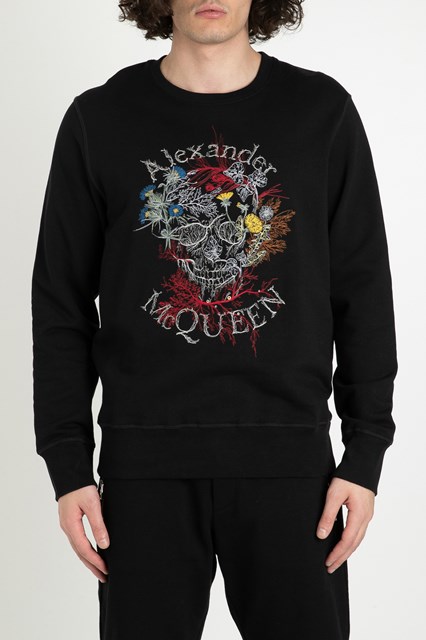 alexander mcqueen embroidered sweatshirt