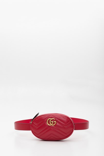 red gucci belt bag