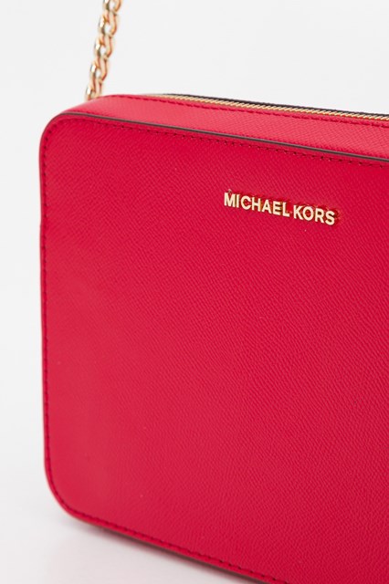 michael kors red crossbody bag