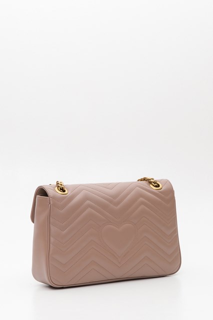 gg marmont medium leather shoulder bag