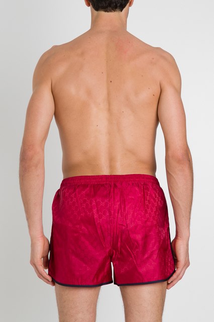 red supreme shorts