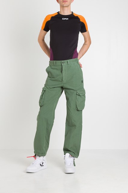 cargo pants off white