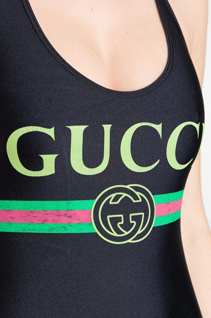 Gucci Fake One-Piece Swimsuit Black available on 0 - US