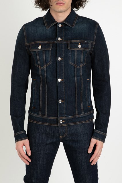 denim jacket dolce gabbana