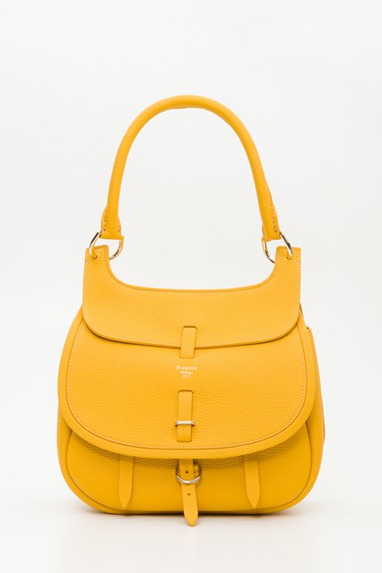 Chelsea Small Saddle Bag Yellow Available On Gaudenziboutique Com Hk