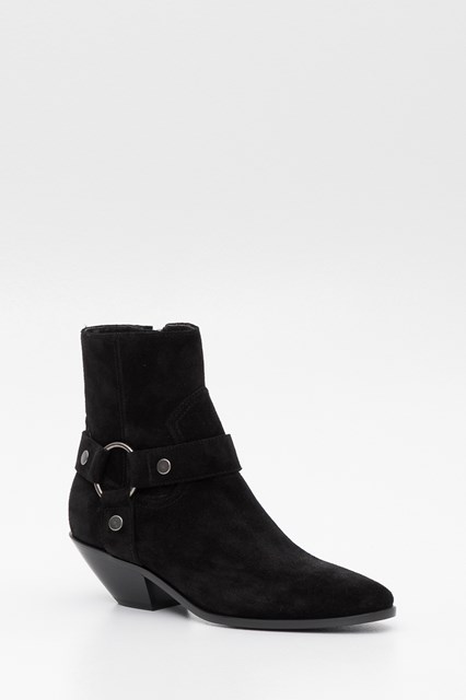 saint laurent west harness boots