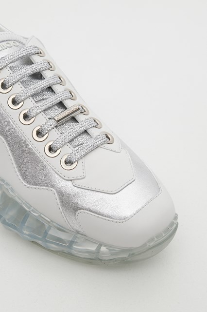 jimmy choo trainers silver