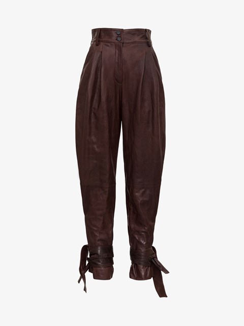 leather pants with belt loops