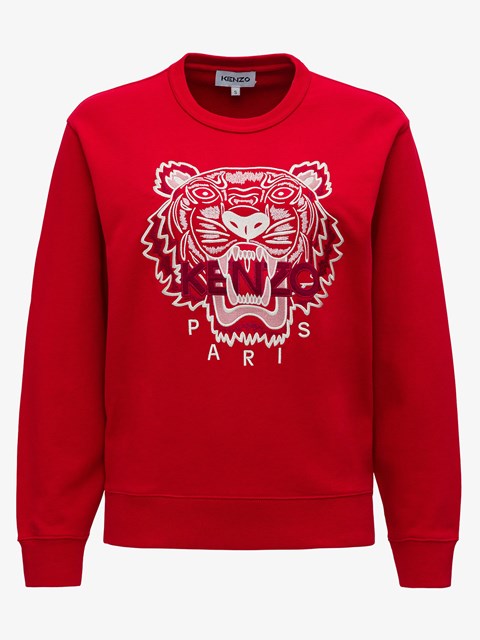 Tiger Logo Sweatshirt Red available on 