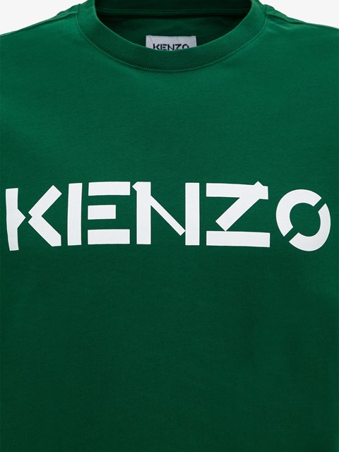 T-SHIRT LOGO KENZO Green available on 
