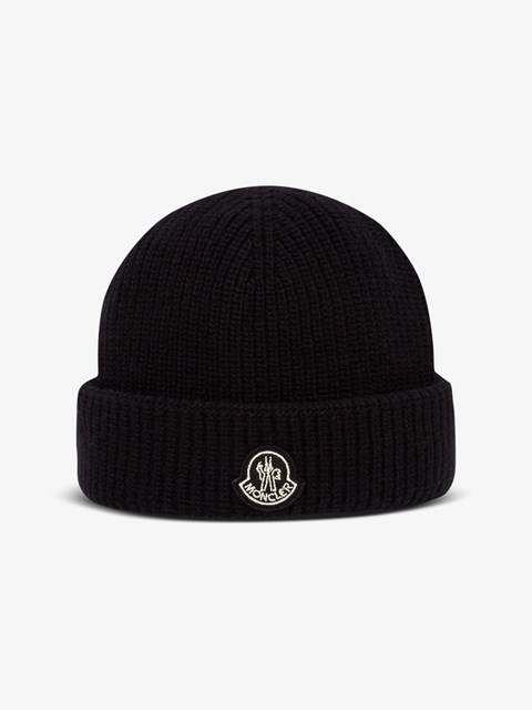 moncler beanie black