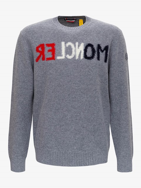 moncler big logo sweater