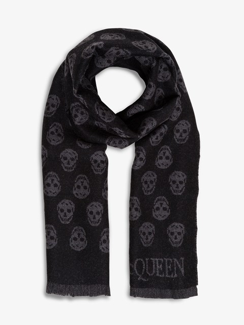 Black alexander mcqueen scarf Clearance