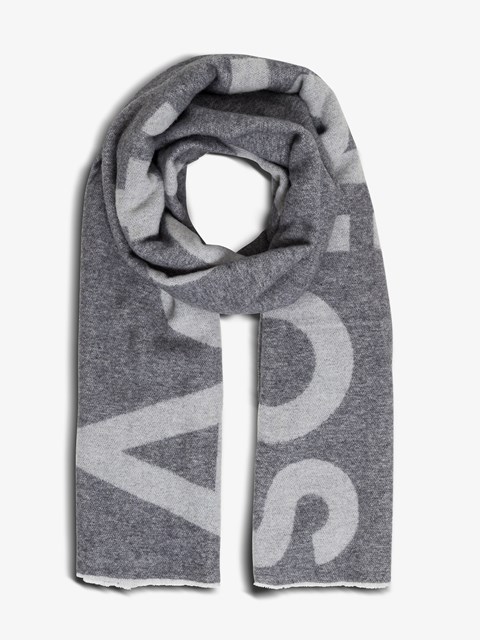 acne studios grey scarf