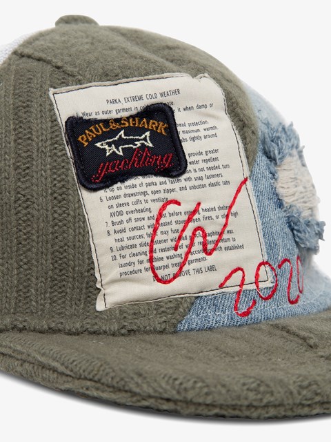 Hat with Logo Patch Green available on 