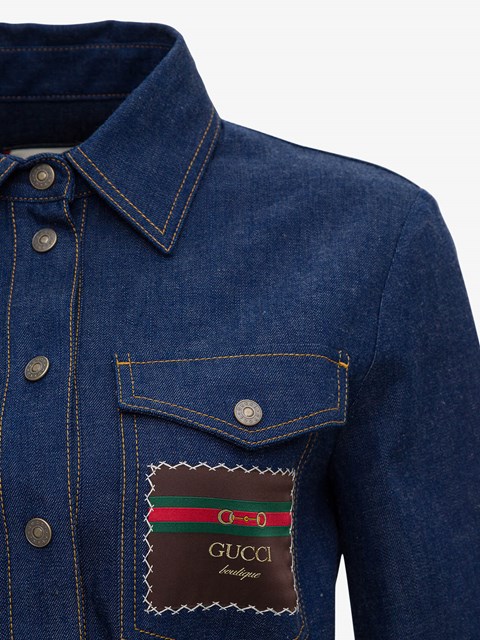 gucci denim dress