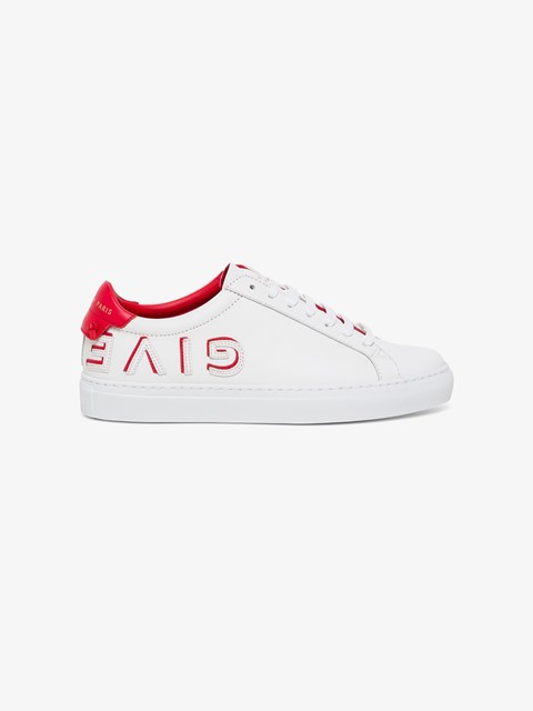 givenchy urban street sneakers red