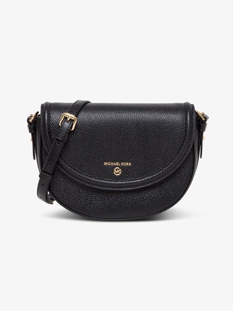 black circle crossbody bag