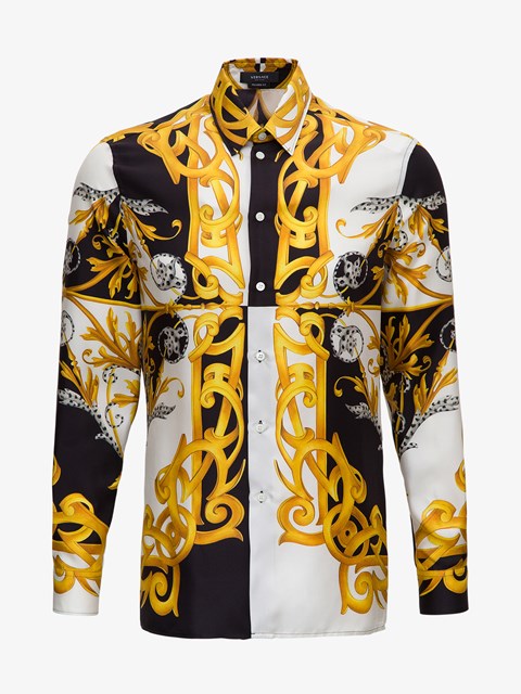 Silk Baroque Shirt Multicolor available 