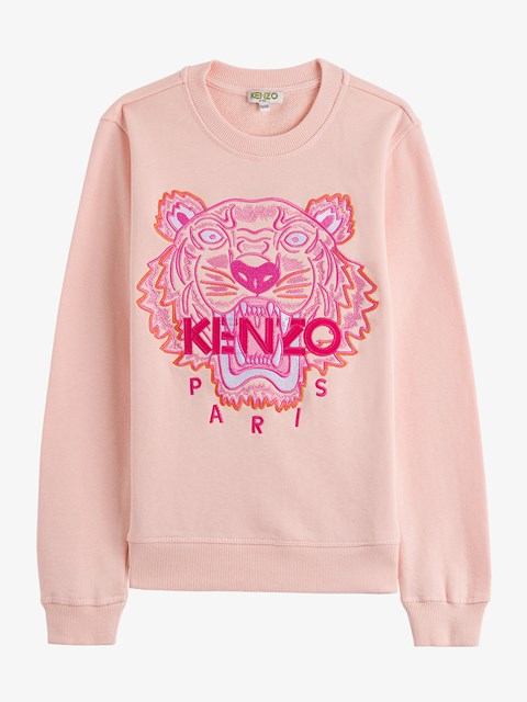 Tiger Sweatshirt Pink available on 