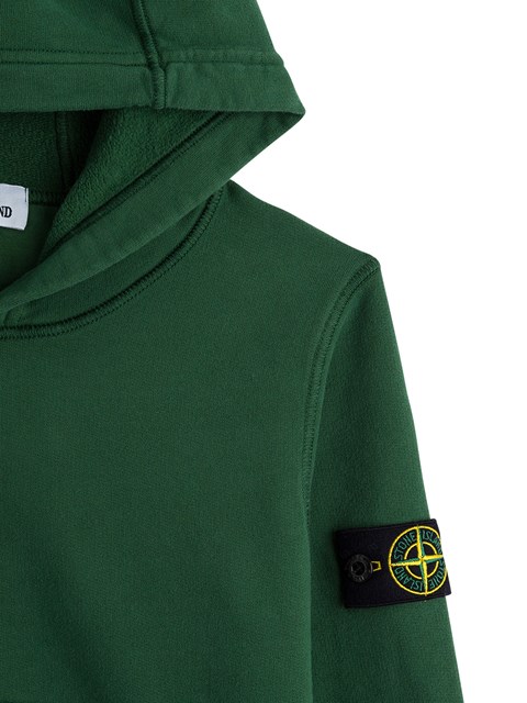 stone island core fleece hoodie