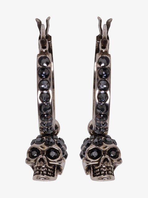 designer skull earrings