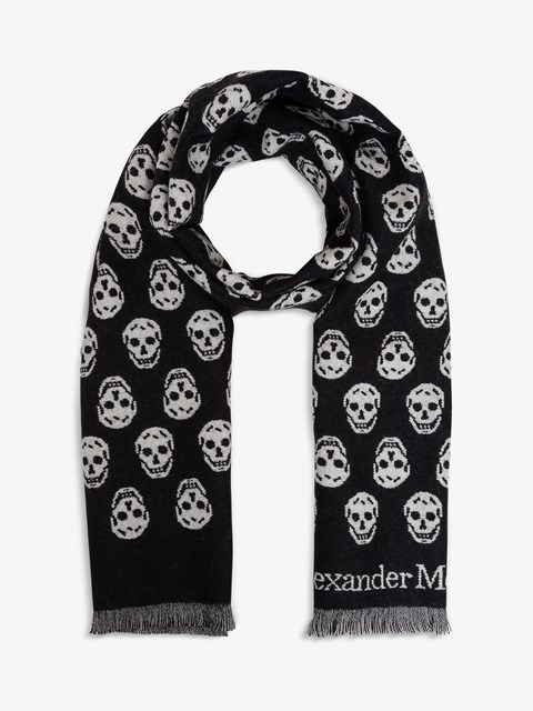 alexander mcqueen skull scarf