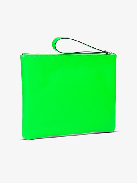 neon green clutch