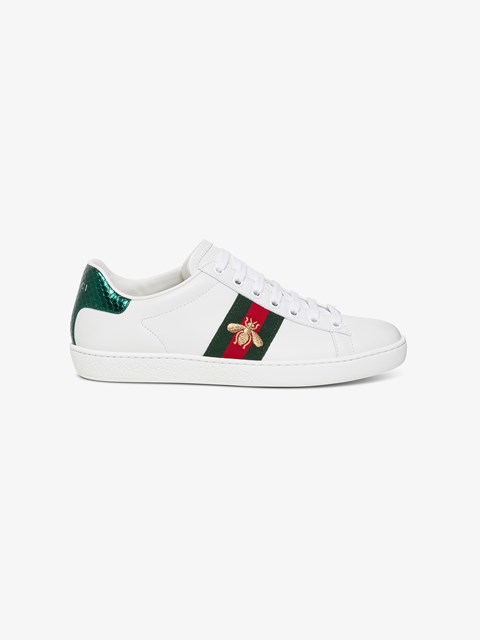 gucci embroidered ace sneakers